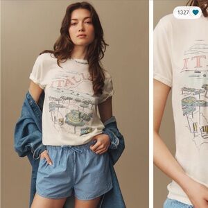 Anthropologie Retrobrand Los Angeles Italia shirt xs